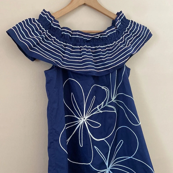 Parker- Jody Off the Shoulder Shift Dress - Picture 7 of 10